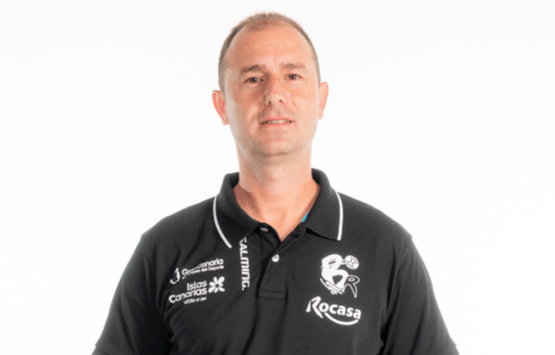 Carlos Herrera, entrenador del Rocasa Gran Canaria (Foto TA)